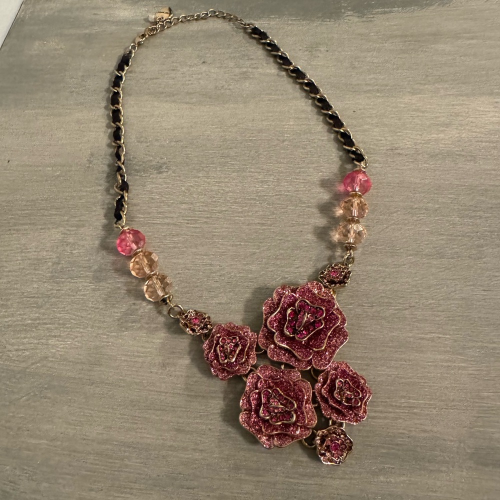 Rose Necklace from Betsey Johnson